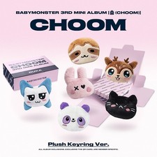 BABYMONSTER CHOOM 3rd Mini Album PLUSH KEYRING Ver/QR+Key Ring+10Photo Card+GIFT picture