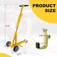 Heavy-Duty Lawn Mower Jack 800LBS Capacity, Zero Turn Mower Jack Lift Foldable picture