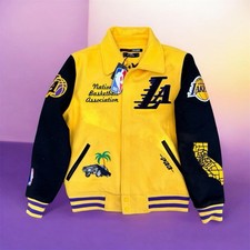 Men's Pro Standard La Lakers Varsity Jacket SZ M Wool blend picture