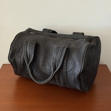Alexander Wang Black Textured Leather Rocco Studded Handbag/Duffle Bag picture