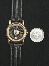 Michel Herbelin Lady's Watch Gold Leather ETA Swiss 7 Jewel NOS 1980s France picture