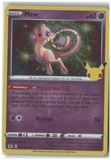 Mew - 011/025 NM Holofoil EN Celebrations Holo Rare Holofoil picture
