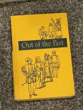 Vintage Out of the Past History Textbook Hardcover Yellow School Book picture