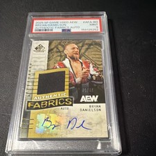 2025 SP Game Used AEW Bryan Danielson Authentic Fabrics Auto 04/49 PSA 9 picture
