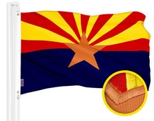 G128 Arizona State Flag 3x5 Ft Embroidered 300D Polyester picture