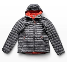Rab Microlight Alpine Jacket Water Resistant Down Puffer Men's L Gray Orange picture