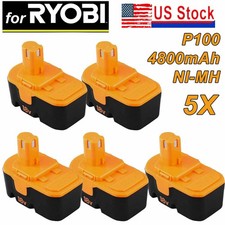 5PACK 18V Ni-MH Battery PLUS P100 P101 BPP-1815 BPP-1820 ABP1803 4.8Ah For RYOBI picture