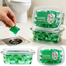 Drain Freshener Pods Sink Odor Eliminator Gel Water Soluble Deodorizer US picture