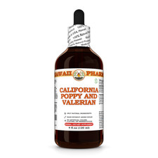 California Poppy and Valerian Herbal Formula Liquid Herbal Extract picture