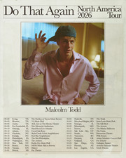 Malcolm Todd Do That Again Tour 2026 Concert Poster picture