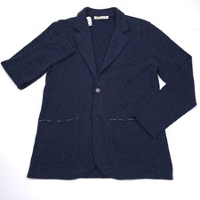 Maurizio Baldassari Winter Mouline Sweater Jacket Men Size Italy 50 Blue Swacket picture
