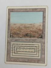 Magic MTG Scrubland Revised 1994 #286 Dual Land Rare EN Played picture