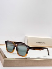 OLIVER PEOPLES OV5562SU Havana Square Sunglasses Green Lenses Unisex 51-18-145 picture
