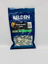 42 Pk Belden DB6U RG-6 Double Bubble F-Type Compression Connector picture