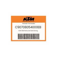 KTM Genuine Fuel Tank Fairing - C90708054000Eb picture