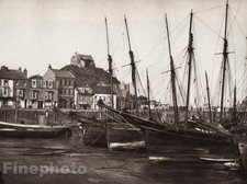 1926 Vintage UK England HARBOUR ILFRACOMBE Landscape Nautical Photo ~ E.O. HOPPE picture