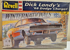 Revell Dick Landy's '68 Dodge Charger Kit # 85-2573 Factory Sealed Dented Box picture
