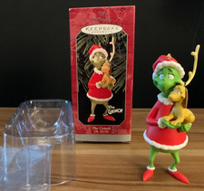 VINTAGE 1998 Hallmark Keepsake Ornament Dr Seuss The Grinch & Max picture