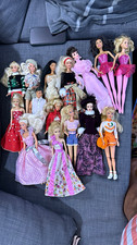 Barbie Fashion Doll Lot of 15 w/ Assorted Outfits Removable Clothes No Box picture