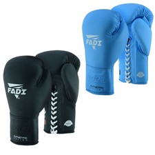Best pick: FADI 2 Pack 16oz Lace Up Boxing Gloves Leather MMA Kickboxing picture