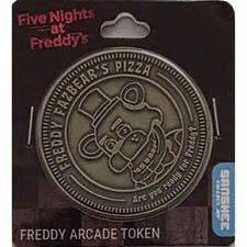 Five Nights At Freddy's Freddy Fazbear's Pizza 1987 Arcade Token Coin *Official* picture