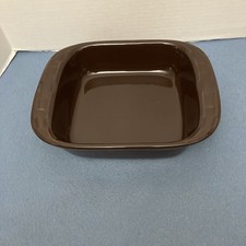 Longaberger Pottery Woven Traditions Chocolate 8