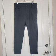 Lululemon ABC Classic-Fit Pant Warpstreme, Grey Sage, size 36 picture
