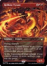 MTG Hellkite Tyrant Borderless - Ravnica Remastered #428 picture