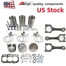 3TNV80 Overhaul Rebuild Kit+3pcs connecting rod for Yanmar 3TNV80F-SDKTF  Engine picture