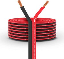 DS18 SW-16GA-100RB 16-Gauge Ultra Flex Speaker Wire Red and Black 100 Ft picture