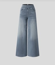 NWT Halara Flex High Waisted Medium Petite Wide Leg Jeans/denim picture