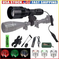 Red Green White LED Predator Light Hunting LED Flashlight for Hog Coyote Varmint picture