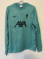 2024-25 Teal Nike Dri Fit Liverpool FC Long Sleeve Pre Match Kit picture