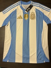Adidas Soccer Argentina 2024 Home Jersey Slim Fit Men's L IP8409 Football Arg picture
