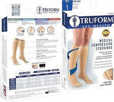 Truform 20-30 mmHg Compression Stockings, Medium picture