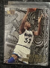 Shaquille O'Neal 1995-96 Fleer Metal Nuts & Bolts Subset Card #215 Magic HOF picture