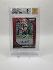 2018 Panini Prizm - Rookie Autographs Sam Darnold #RA-SD Red Wave Prizm /99 RC picture