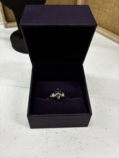 Zales marquise-cut mystic fire topaz cocktail ring w/ White Sapphire Accents Sz8 picture