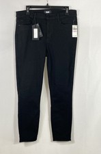 Paige Women's Hoxton Ankle High Rise Skinny Black Shadow Jeans Transcend NWT 32 picture