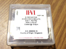 II-VI Infrared SI REFLECTOR 44.45mm DIA #478321 NEW picture