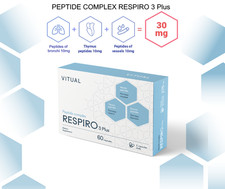 Respiro 3 Plus - Respiratory System Peptide Bioregulator Complex 60 Capsules picture