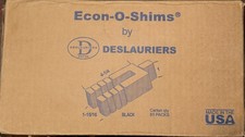 (QTY 56) Deslauriers SS16L-USA Stack Shim Black ECON-O-SHIMS 4-1/4 X 1-15/16 X 1 picture