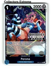 One Piece Promotion Tournament Kit Foil Card OP01-077 Perona - Judge picture