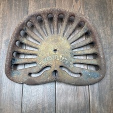 Antique McCormick Cast Iron Farm Tractor Seat picture