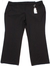 Lane Bryant The Allie Straight Leg Pants Womens 28R Black, Flex Waistband (51X30 picture