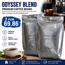 Lot Of 2 5lbs Starbucks Odyssey Blend Whole Coffee Bean -SEALED-NEW picture