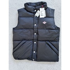 NWT Danton DT-A0202 LNY Women's High Loft White Goose Down Vest Sz. S Black picture