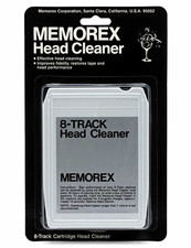 Vintage Memorex 8-Track Cartridge Head Cleaner – Brand New / New Old Stock (NOS) picture