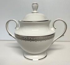 Lenox Lace Couture Sugar Bowl 773696 MSRP $215.00 Bone China Made in USA picture