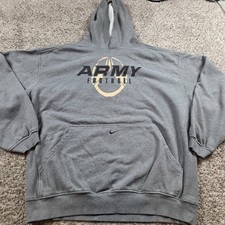 Army Black Knights Football Nike Pullover Hoodie Adult 2XL Center Swoosh  picture